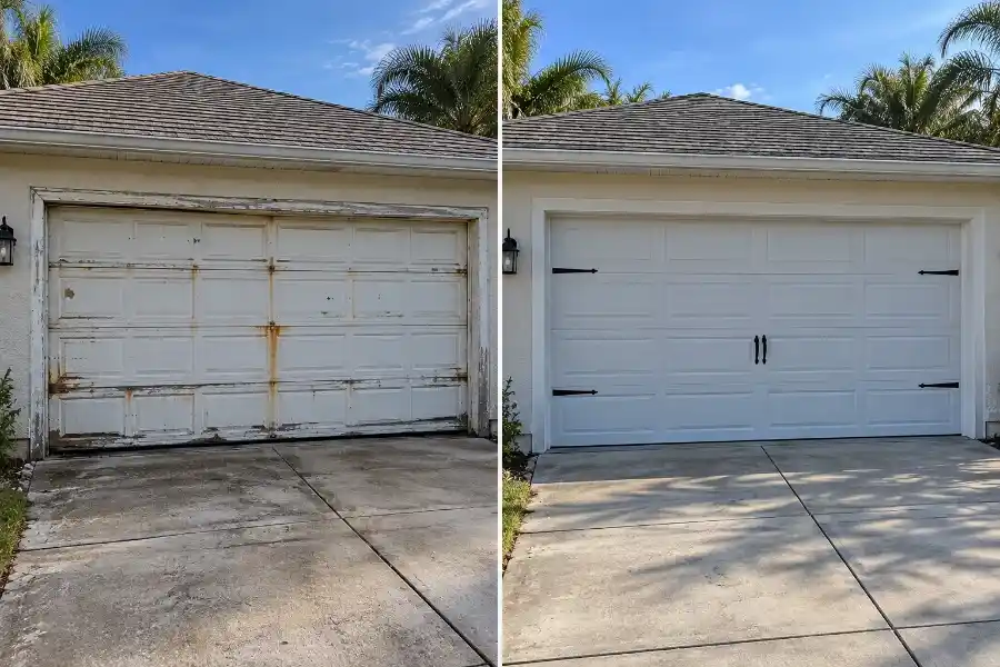 A new Garage Door Installed in Palm Coast by Palm Coast Garage Door Co.